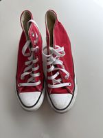 Red Converse All Star High Tops, Size 37 - Great Deal!