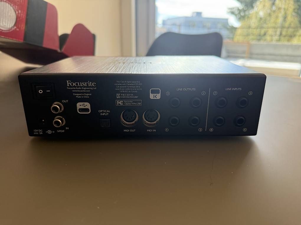 Attrezzatura per studi di registrazione: Focusrite Clarett 4Pre USB – Usato da Ostermundigen venduto da trillib 2