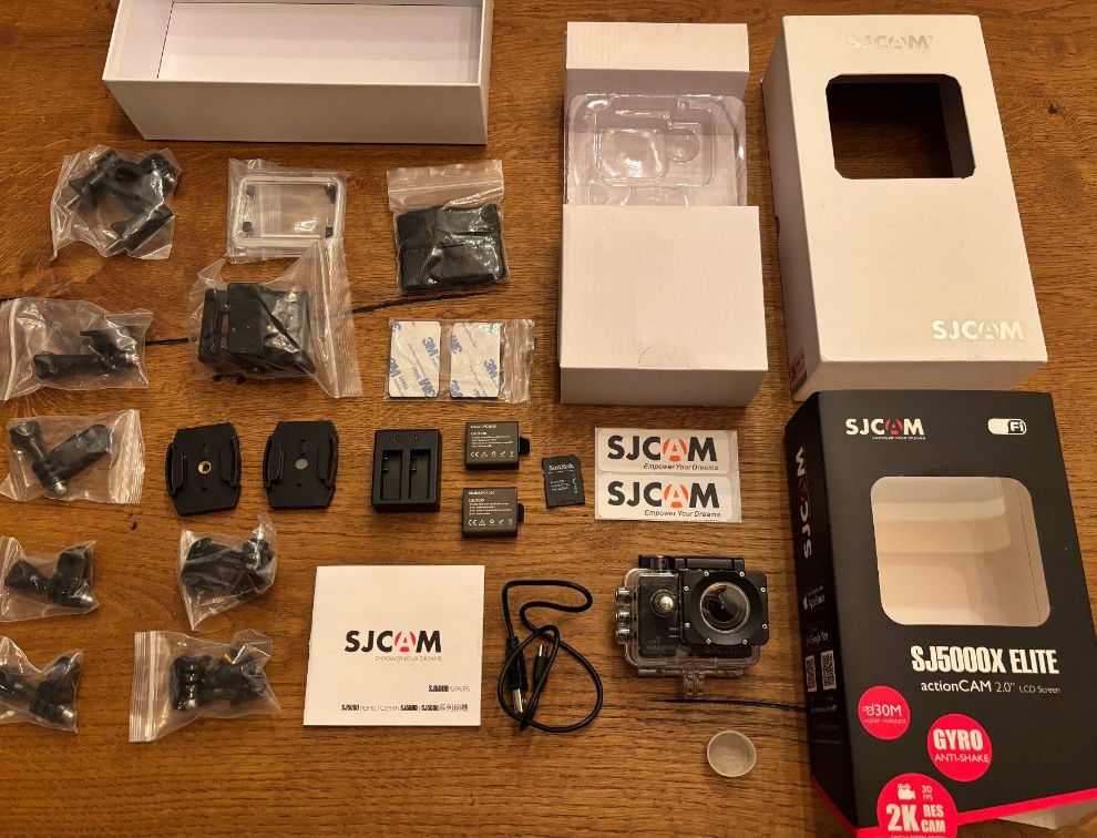 Sjcam Action Cam: SJ5000X ELITE ACTION CAM TOURENSKI SPLITBOARD CAMERA GOPRO – Usato da Bern venduto da max_njy9 1