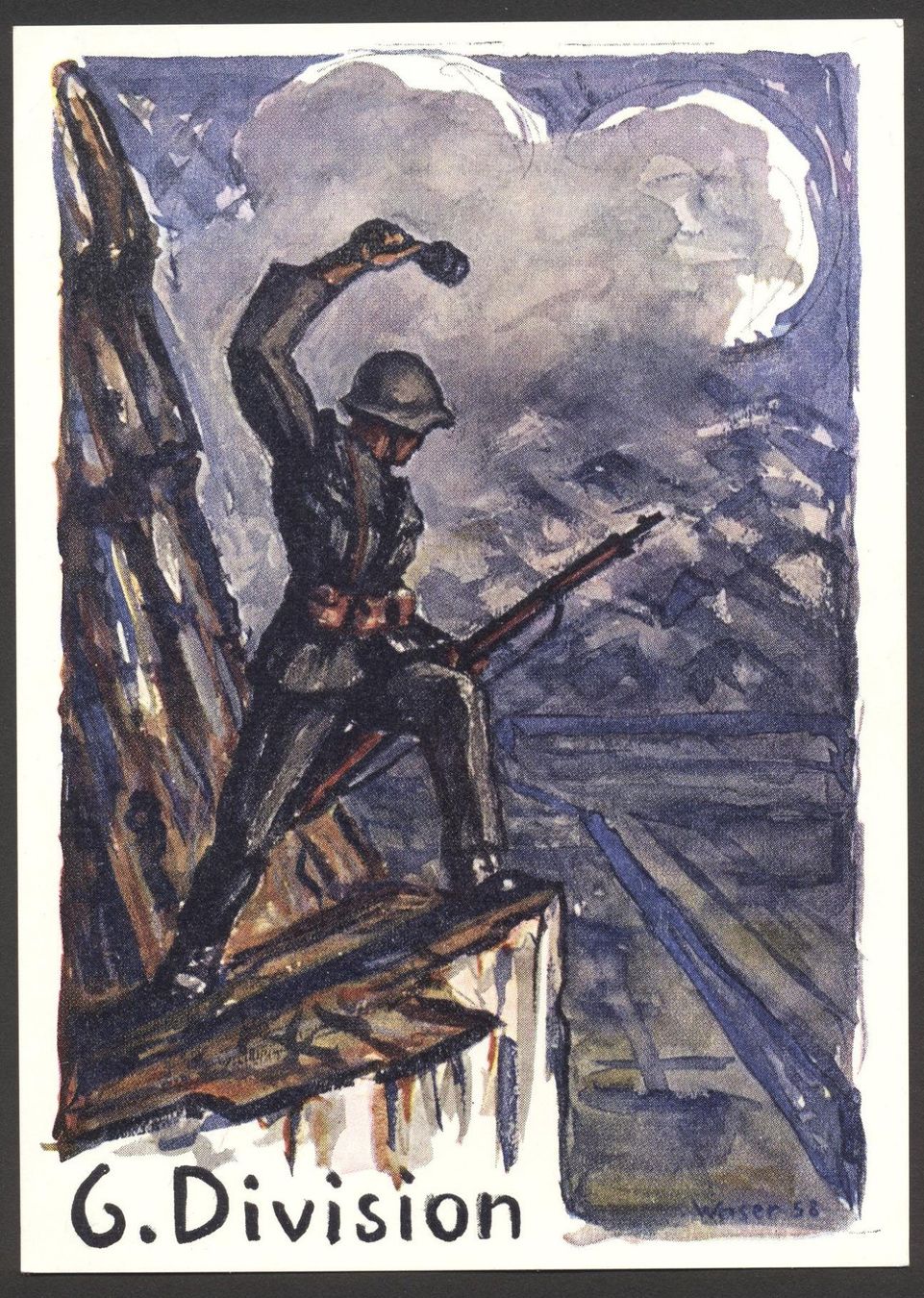 Cartes postales: WK2 Einheitskarte Kommandostäbe nicht kat. – D'occasion à Siebnen par Fstaehli