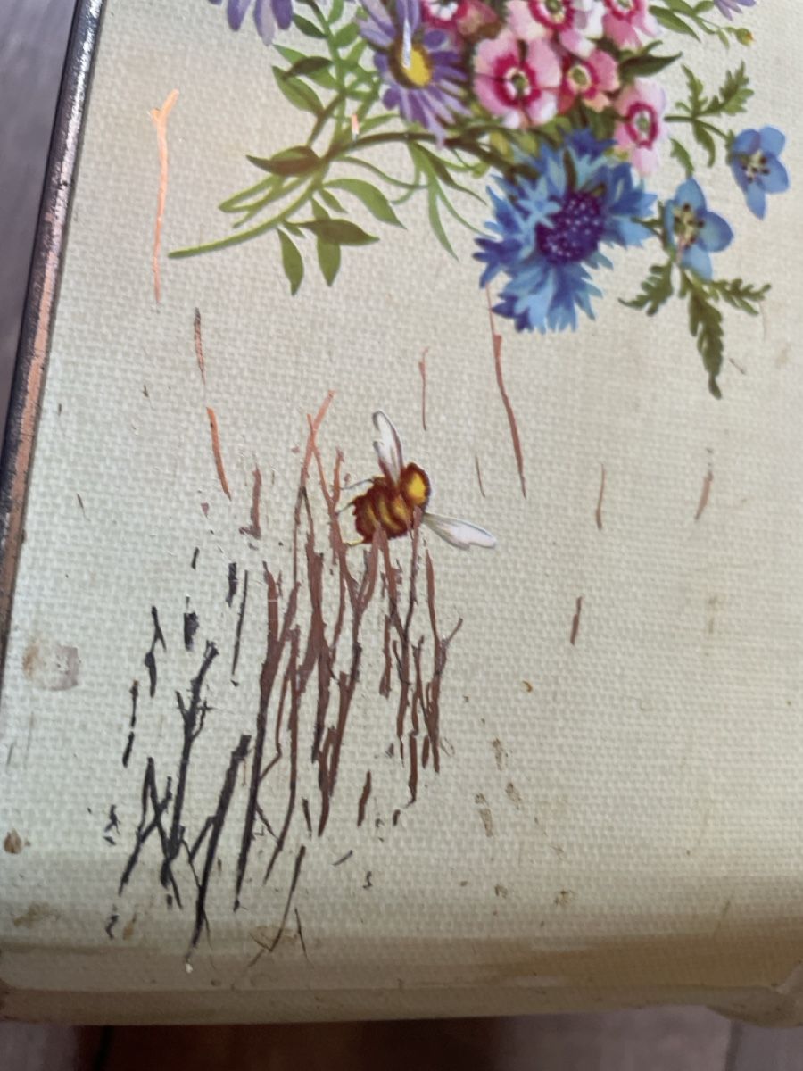 Barattoli: Vintage Blechdose mit Blumenmotiv – Usato da Ennetbühl venduto da Anna.K. 2