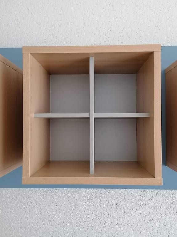 Scaffali: Modernes Wandregal mit 3 Holzboxen – Usato da Richterswil venduto da noa_q7yd 1