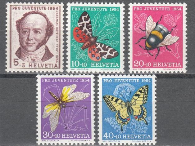 Tutti i francobolli: SBK J153 - J157 postfrisch – Usato da Bürglen TG venduto da StampGraf