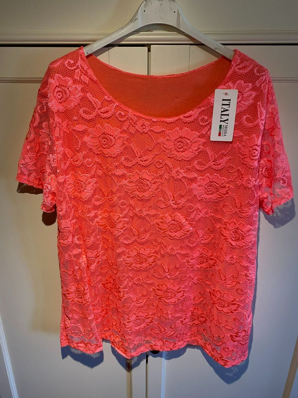 Camicette: SPITZEN BLUSE,NEON – Nuovo e nell'imballaggio originale da Meienried venduto da ManuelaBoutique 1