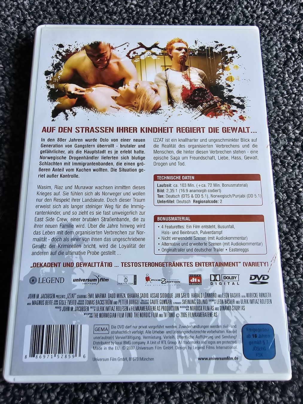 Tutti i DVDs: DVD Izzat A Killer (21419) – Usato da Ruswil venduto da jan_bxl5 1