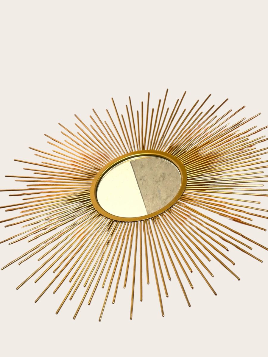 Specchi: Sunburst Mirror Gold Metal Frame – Usato da Lausanne venduto da artnouveau04 2