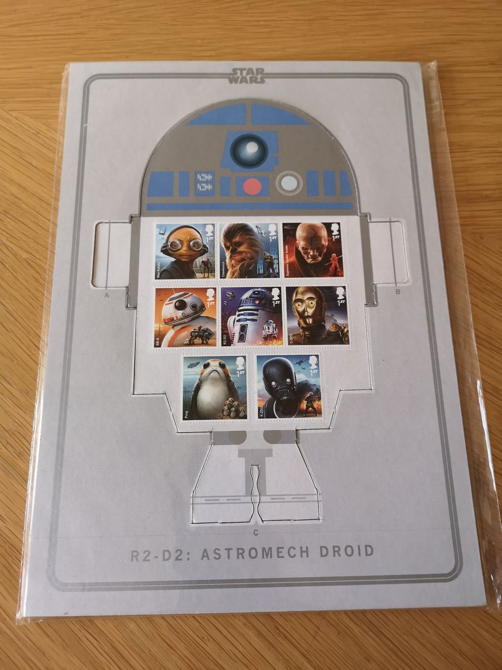 Tutti i francobolli: Star Wars Briefmarken R2-D2 Neu – Nuovo (secondo la descrizione) da Unterägeri venduto da Kowi1