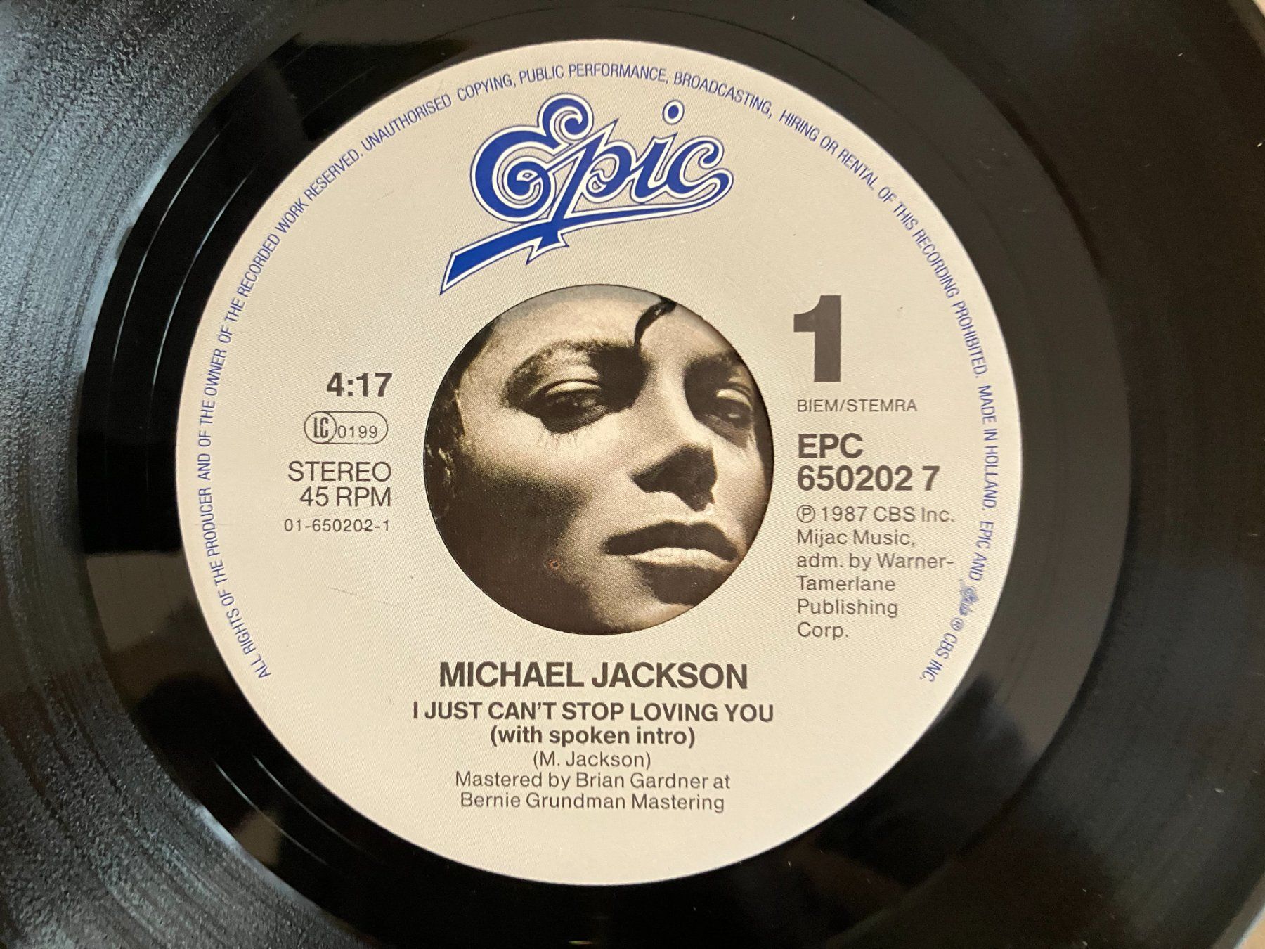 Dischi in vinile: Michael Jackson – Usato da Aarwangen venduto da Jukebox3 3
