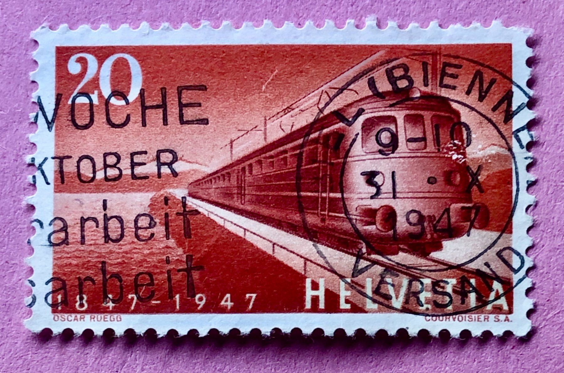 Tutti i francobolli: Nr.279 BRIEFMARKEN GESTEMPELT Biel – Usato da Aarau venduto da Billa007