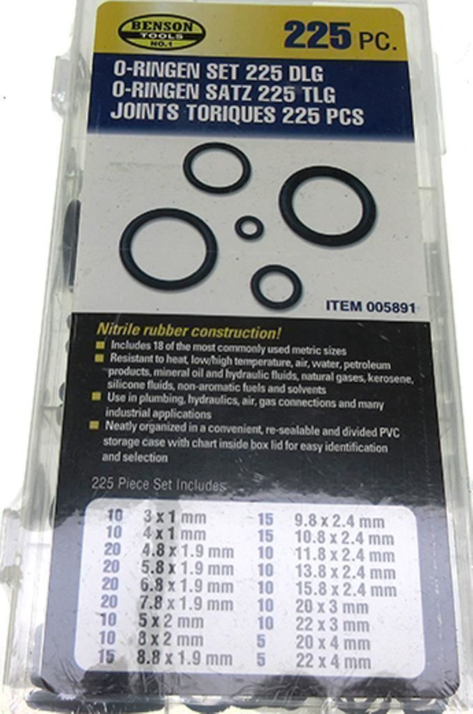 Sanitari: 225teil. O-Ringe + Dichtungen Set in einer  BOX B/C – Nuovo e nell'imballaggio originale da St. Gallen venduto da schnaeppchen-preise 1