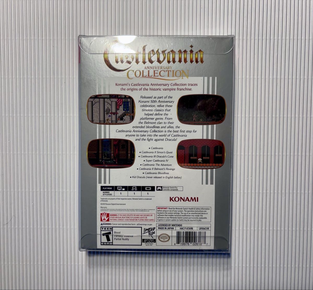 Giochi: Castlevania Anniversary Collection Nintendo Switch, neu! – Nuovo e nell'imballaggio originale da Kehrsatz venduto da Sash17 2