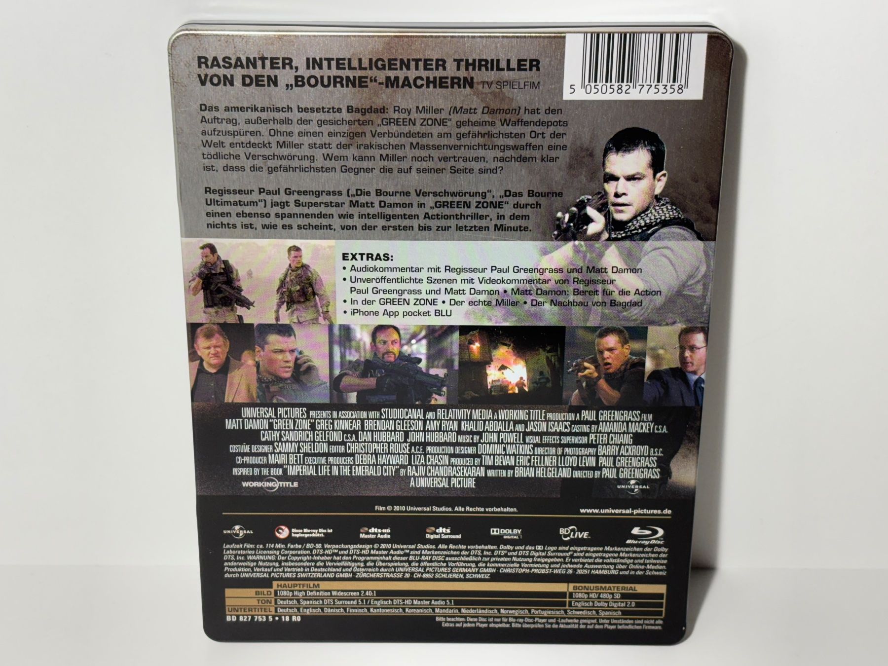 Tutti i DVDs: Green Zone Blu Ray Steelbook – Usato da Wilderswil venduto da Sstriker 1