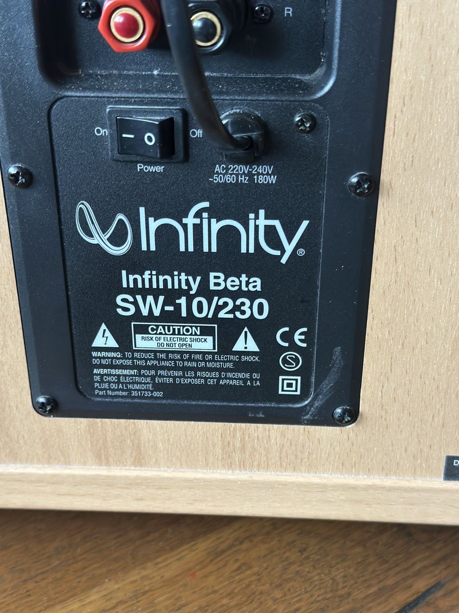 Infinity Lautsprecher: Aktiv Subwoofer INFINITY SW 10 230 – Gebraucht aus Ottenbach von Mojkita 1
