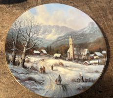 4 Sammelteller Porzellan Bavaria