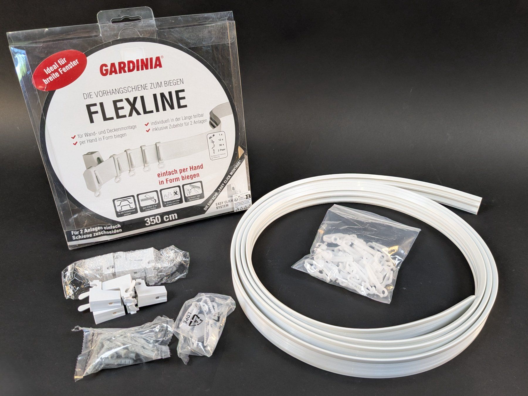 Altro per la casa: GARDINIA flexible Vorhangschiene Flexline – Nuovo (secondo la descrizione) da Dintikon venduto da Restwert_Dintikon