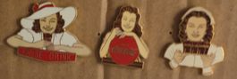 3 Coca Cola Women Pins