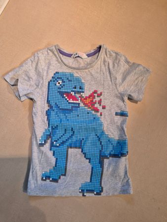 Dino T-Shirt, grau, Gr. 110/116