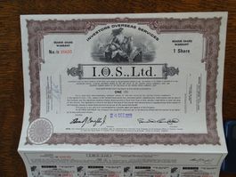 Share I.O.S. Investors Overseas Services Ltd. (à 1 Sh)