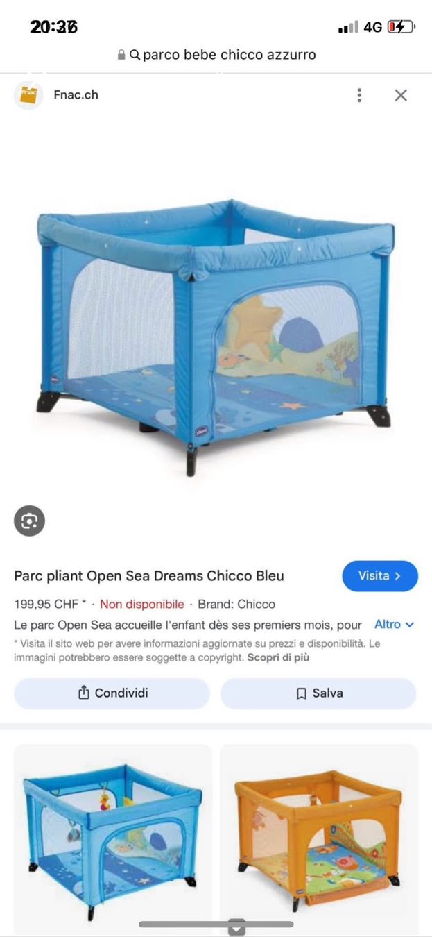 Chicco Box & Barriere di sicurezza: Parco Chicco – Usato da Beride venduto da Vapaa1