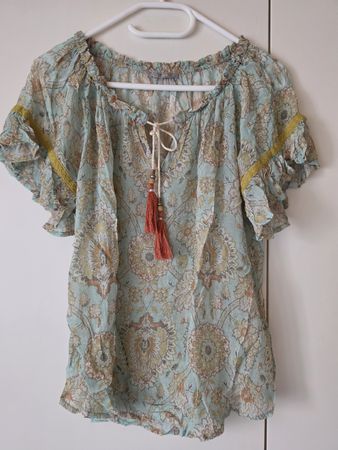 NILE BLUSE KURZARM GR.S