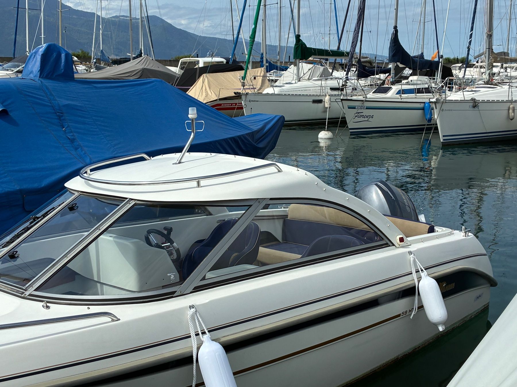 Barche: Location saisonnière Lac Léman/Vevey Saisonmiete Genfersee – Usato da Wangen b. Olten venduto da Raleigh 1
