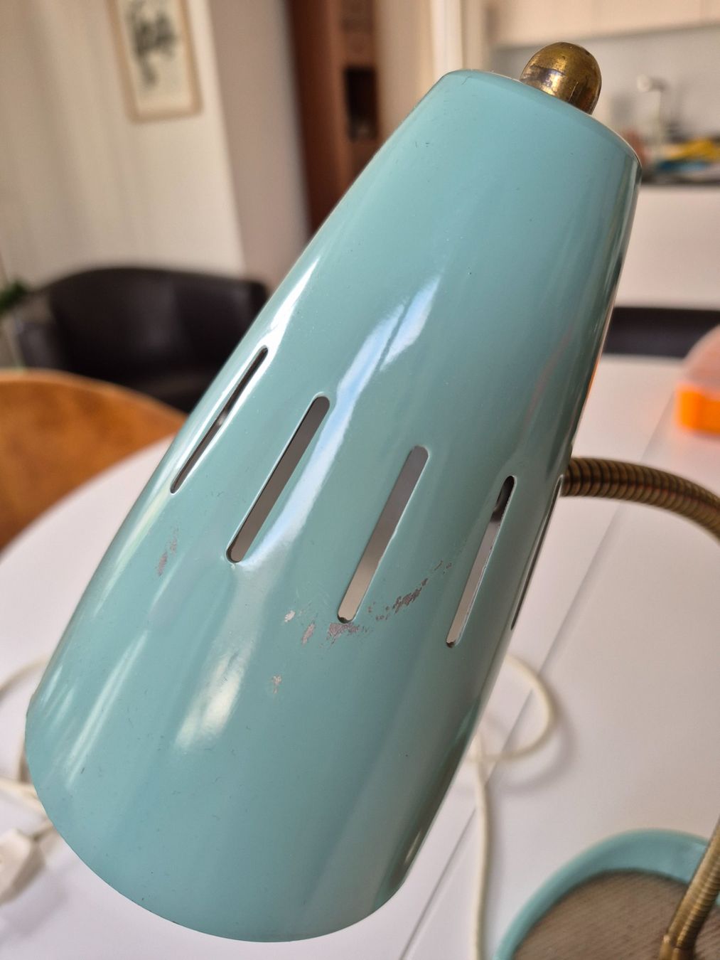 Lampade: Vintage Lampe, blau – Usato da Wettingen venduto da XYZName 3