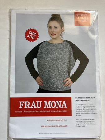Studio Schnitt Reif Frau Mona XS-L, Raglan Sweater