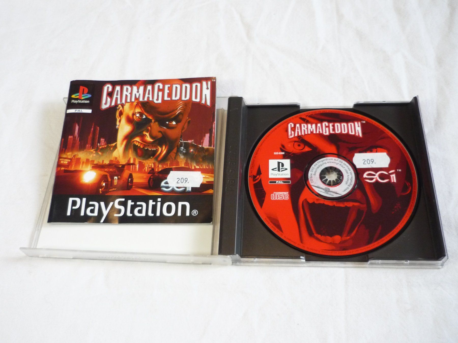 Sony Giochi: Sony PS1 Playstation 1 Game - Carmageddon – Usato da Beringen venduto da Flatretriever 2