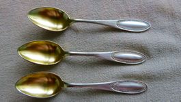 3 stk. Vintage Mokkalöffel 800 Silber