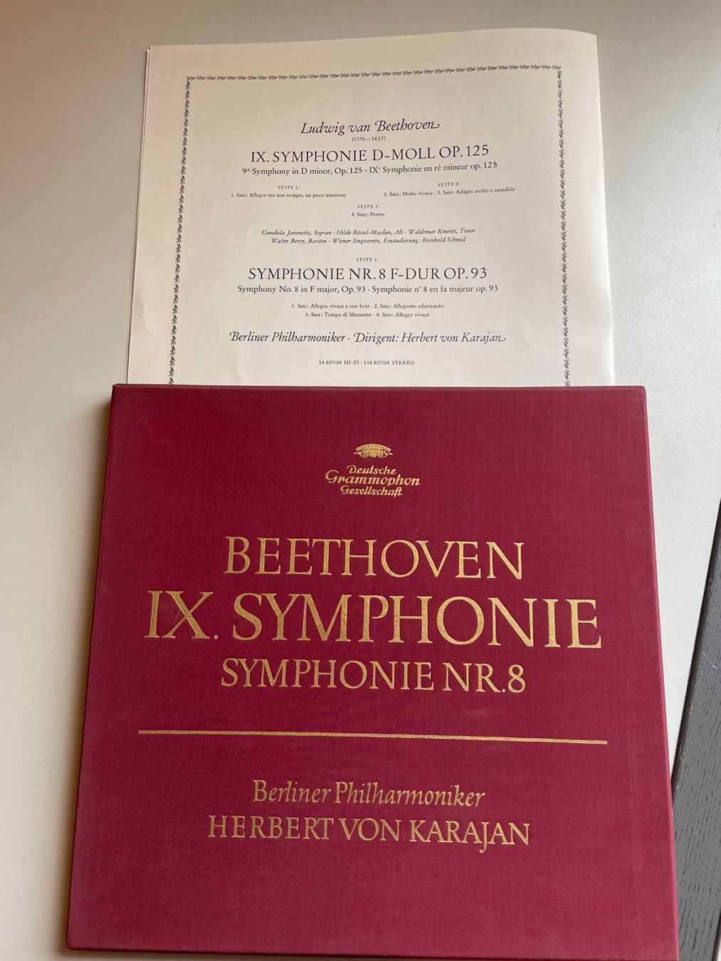 Schallplatten: 14 LP Beethoven - Böhm/Karajan/Krips/Krauss/Kempen/Klemperer – Gebraucht aus Appenzell Steinegg von Wurzlers 2