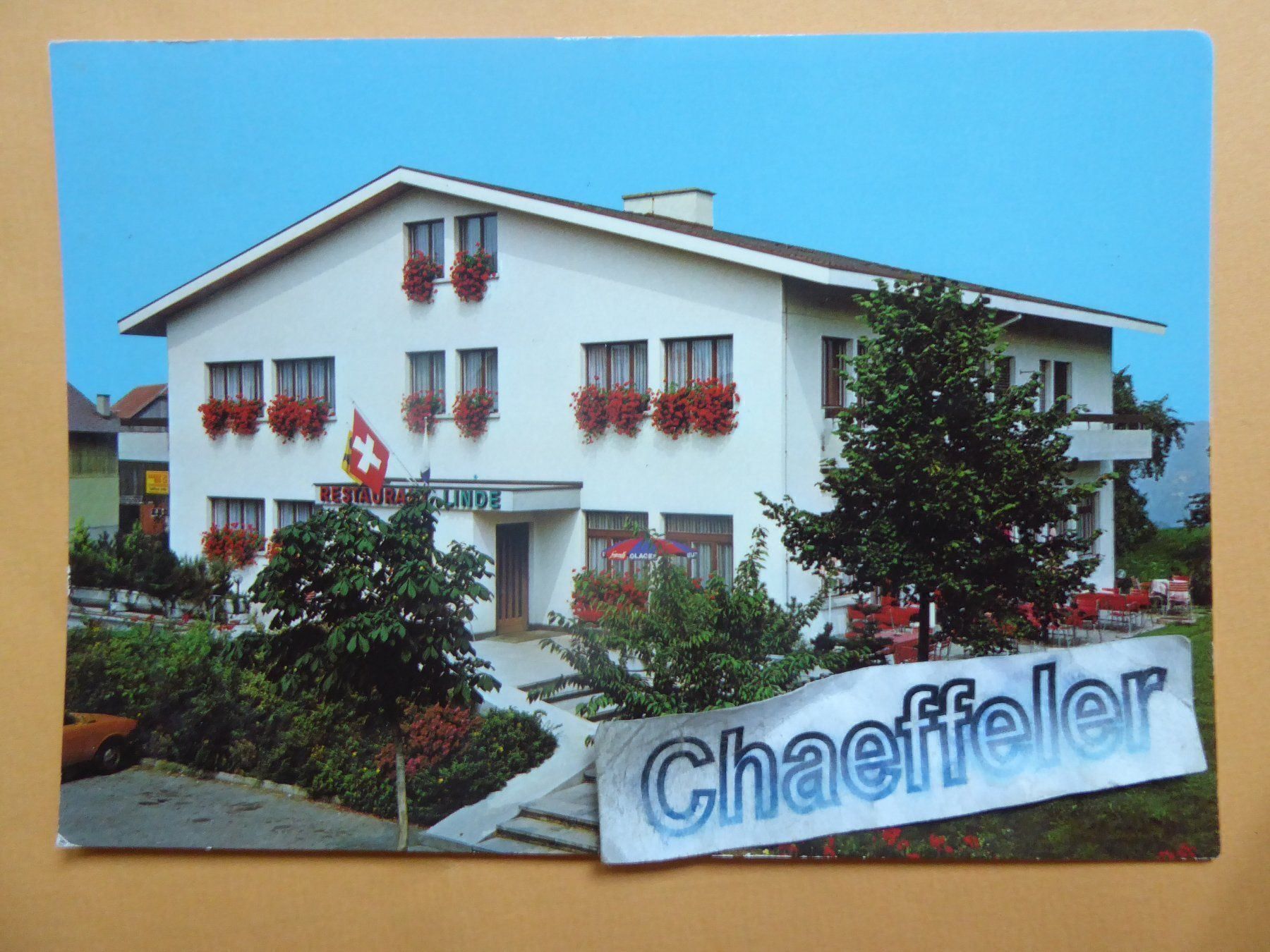 Ansichtskarten: Hotel-Restaurant LINDE, Doppelschwand – Gebraucht aus Zürich von Chaeffeler