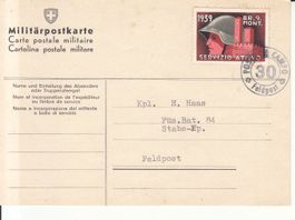 Kommandostäbe Wi 112 auf Militärpostkarte
