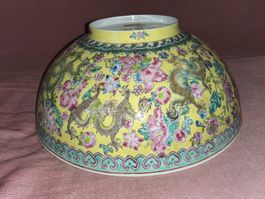 Chinesische Porzellan-Schale - Egg-Shell-Bowl - 20. Jhdt.