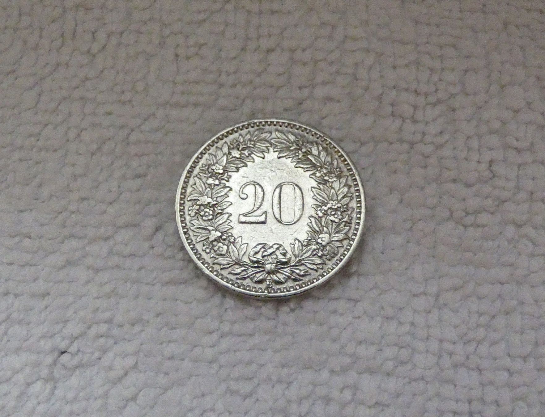 Tutti le monete: 20 centimes/rappen 1924 – Usato da Nyon venduto da Ilmi09 1
