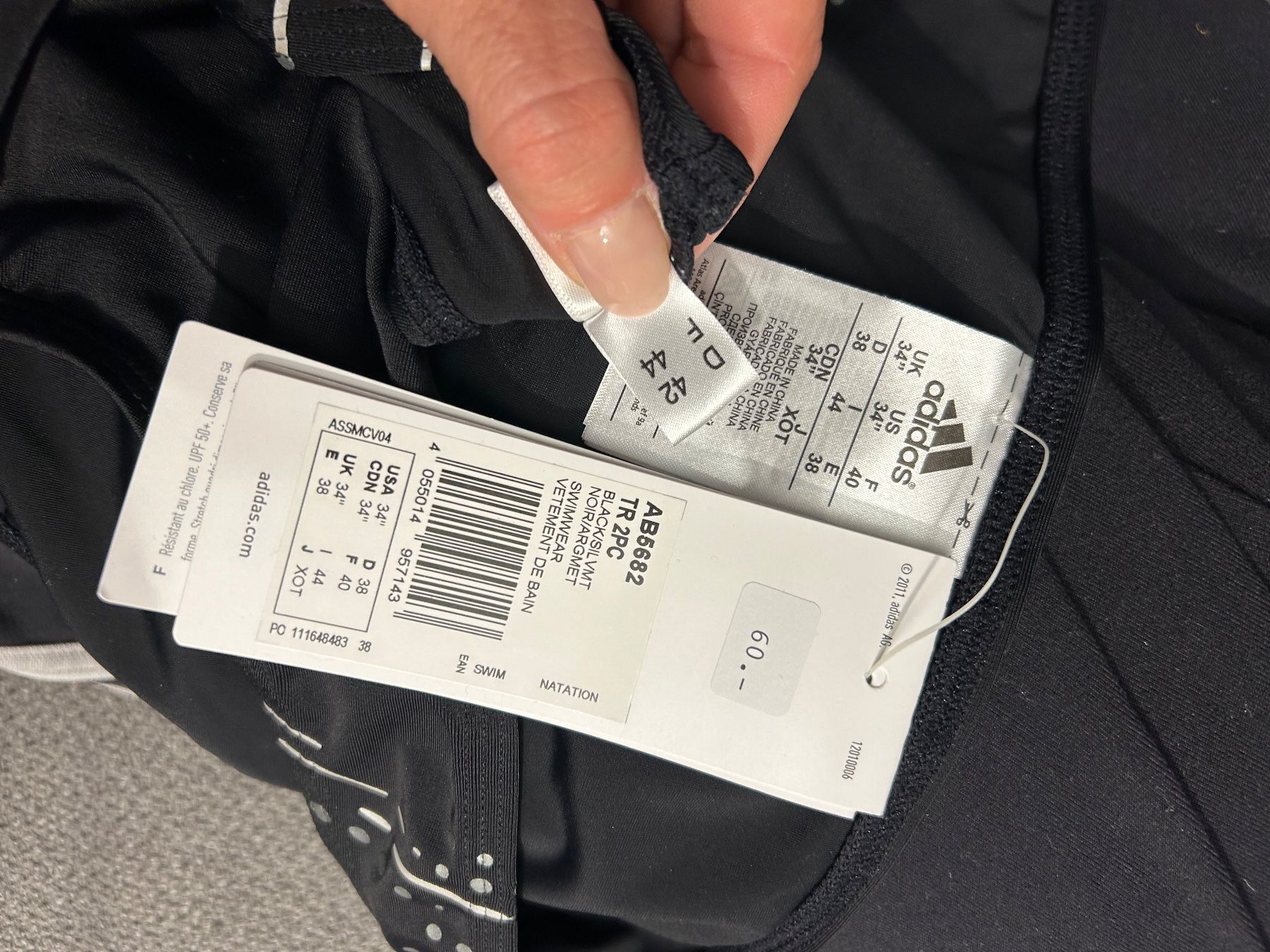 Adidas Costumi da bagno & Bikini: Bikini Adidas US Grösse 34 - Neu – Nuovo e nell'imballaggio originale da Corgémont venduto da Tania05 1