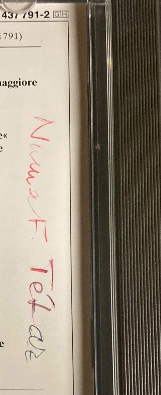 CD: MOZART..... - KLAVIERSONATEN..... – Usato da Poliez-Pittet venduto da Newtown-Records 3
