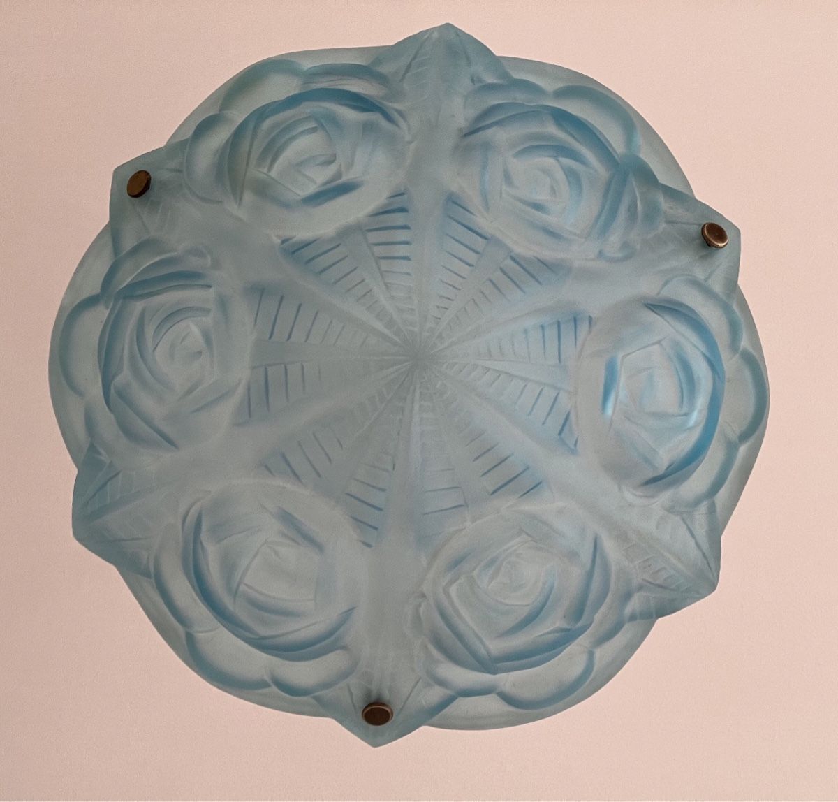 Lampadari & plafoniere: Deckenlampe  Artdeco Pressglas satiniert um 1930 – Usato da Zürich venduto da otomado 7