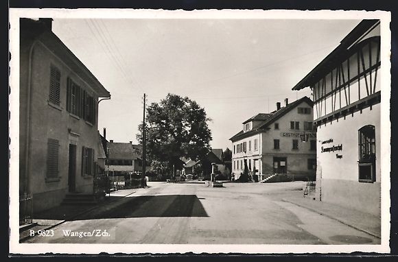 Cartoline postali: Wangen an der Aare, Strassenpartie mit B – Usato da Berlin venduto da bartko-reher