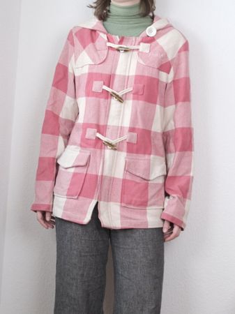 Karierte Übergangsjacke (Grösse XS)