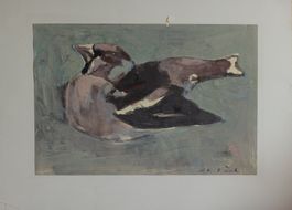Unbetitelt, Gouachemalerei, Adolf Funk