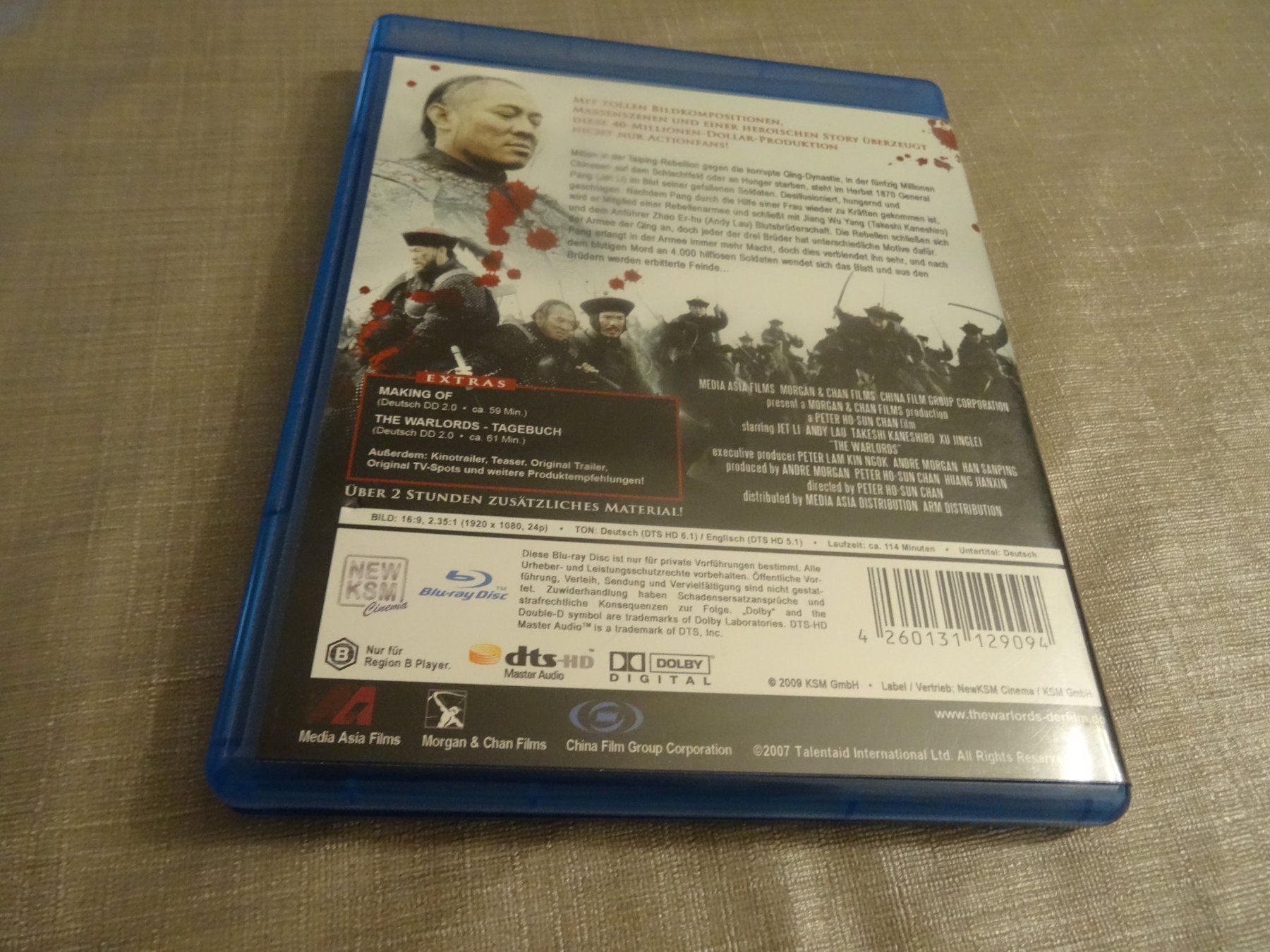 Alle DVDs: The Warlords - Blu-ray - Jet Li - Andy Lau - – Gebraucht aus Olten von Disc-Verkauf 2
