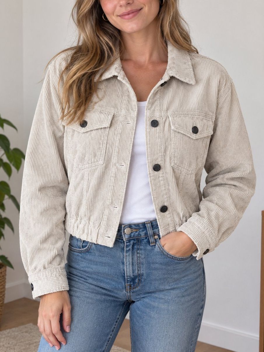 Vestes: Jacke Cord beige S – D'occasion à Eggiwil par kariiina