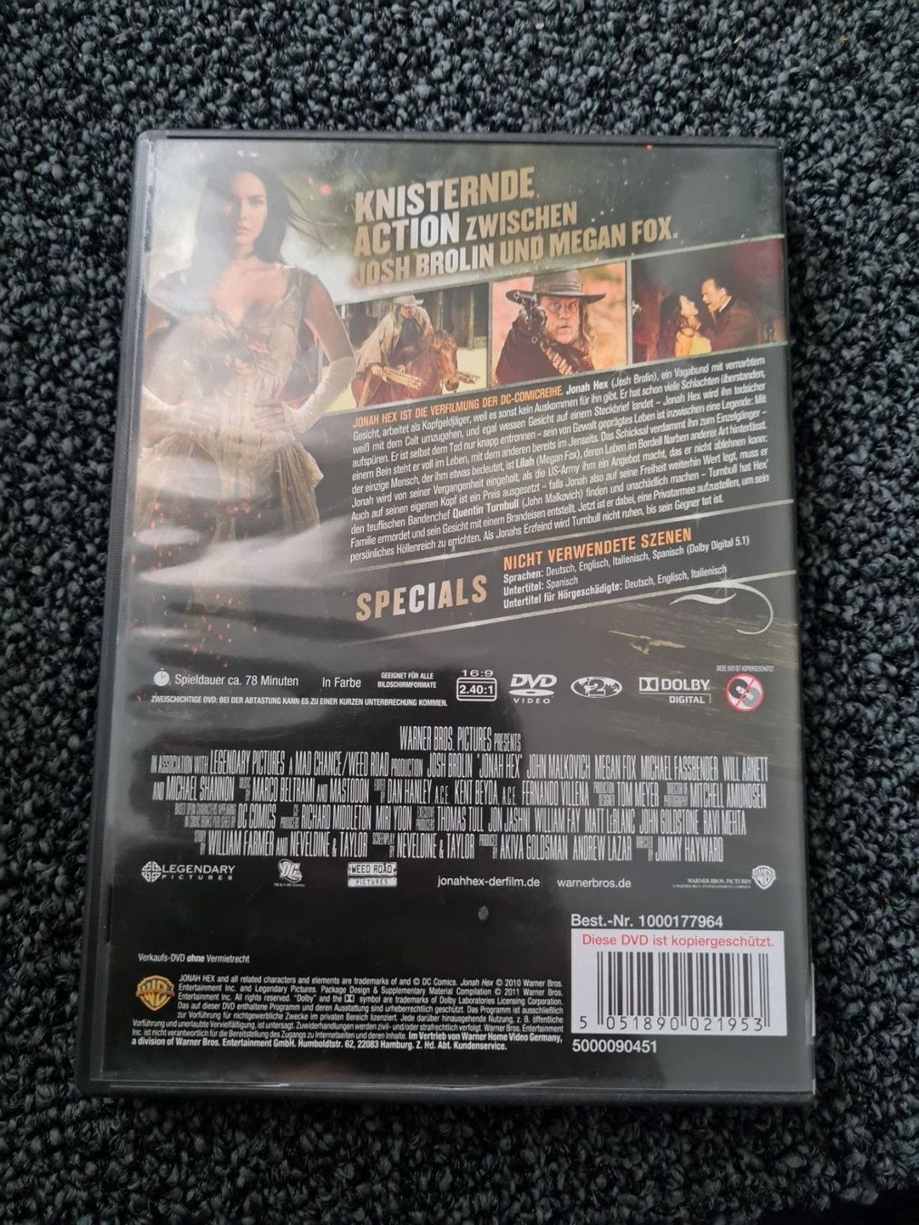 Tutti i DVDs: JONAH HEX(9821) – Usato da Ruswil venduto da M71 1