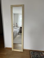 Standspiegel mit Holzrahmen hell Vintage Zustand neuwertig