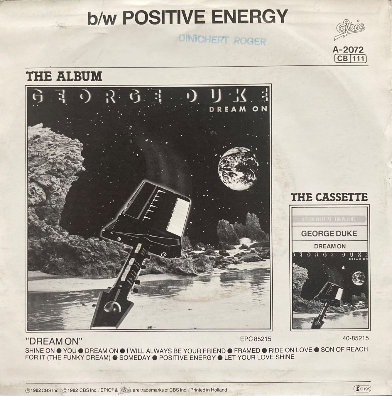 Dischi in vinile: GEORGE DUKE - SHINE ON – Usato da Poliez-Pittet venduto da Newtown-Records 1