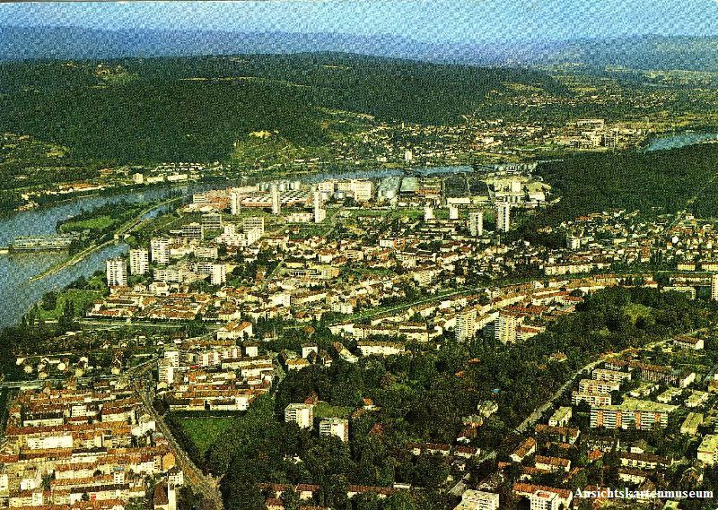 Cartoline postali: Birsfelden - aus der Luft + ca. 1970 – Usato da Emmenbrücke venduto da teestube
