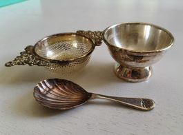 Teesieb Fortnum & Mason Silber