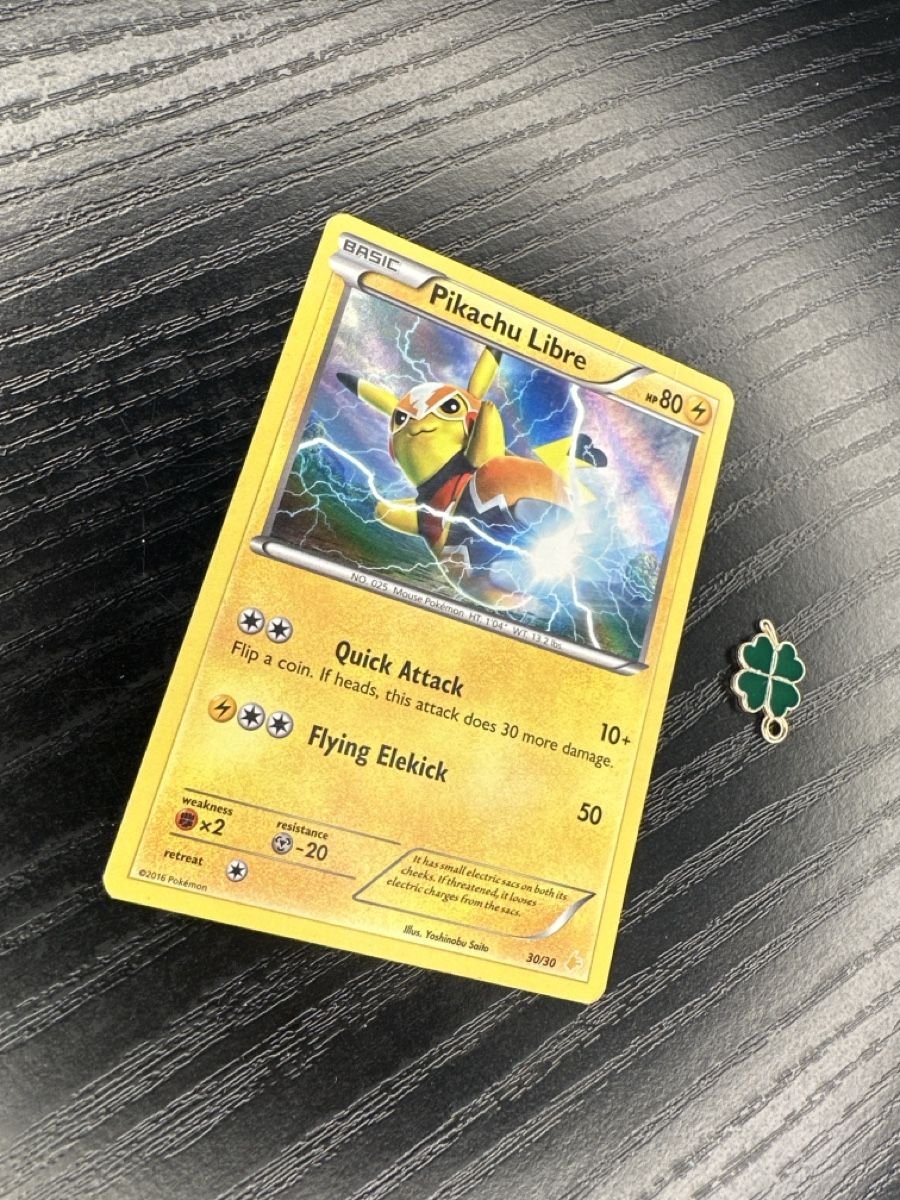 Pokémon Sammelbilder & Trading cards: Pikachu Libre 30/30 Holo 2016 Wrestler Pikachu – Gebraucht aus Uster von Neonschwarz 1