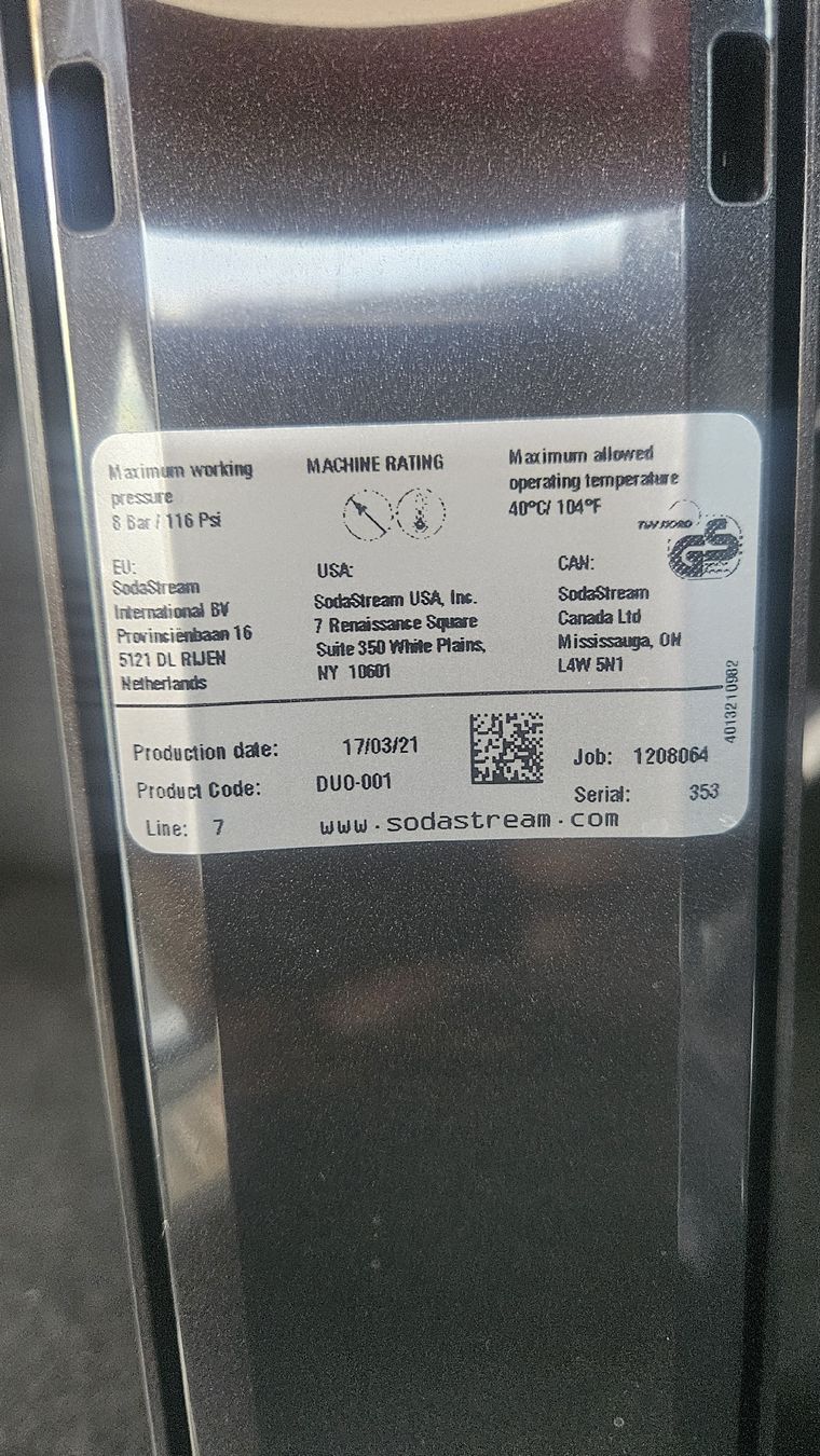 Sodastream Elettrodomestici da cucina: SodaStream DUO Sparkling Water Maker, Grey – Usato da Sachseln venduto da laz_65cg 2