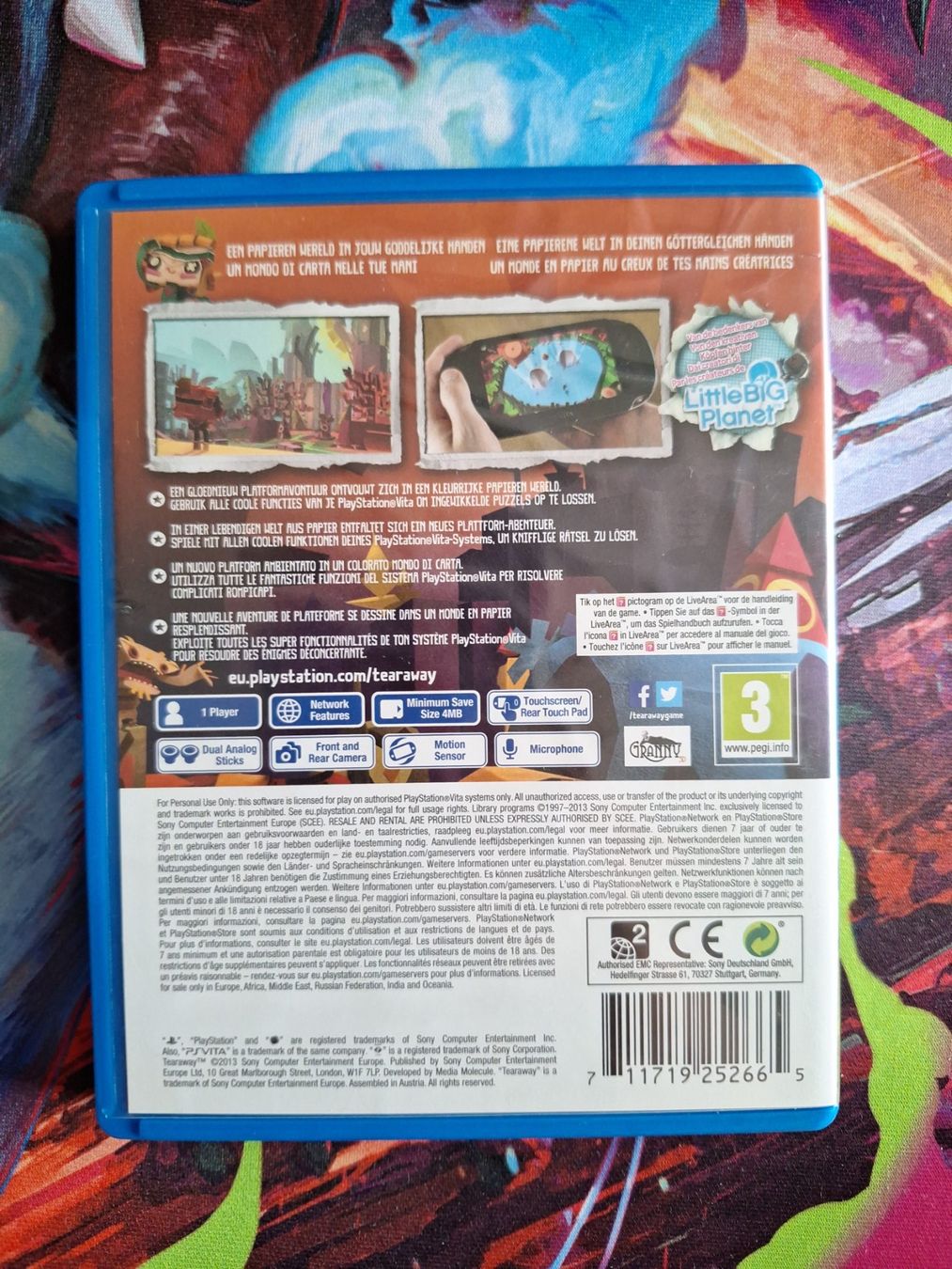Sony Giochi: Tearaway - PS Vita – Usato da Altstätten SG venduto da GGsGameshop 1